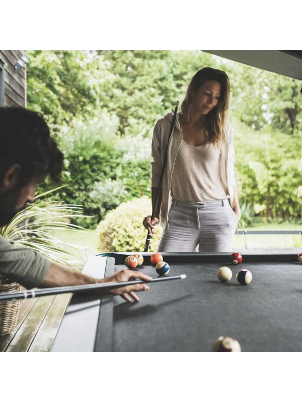 Cornilleau Hyphen biljard miza – črna z light grey podlogo