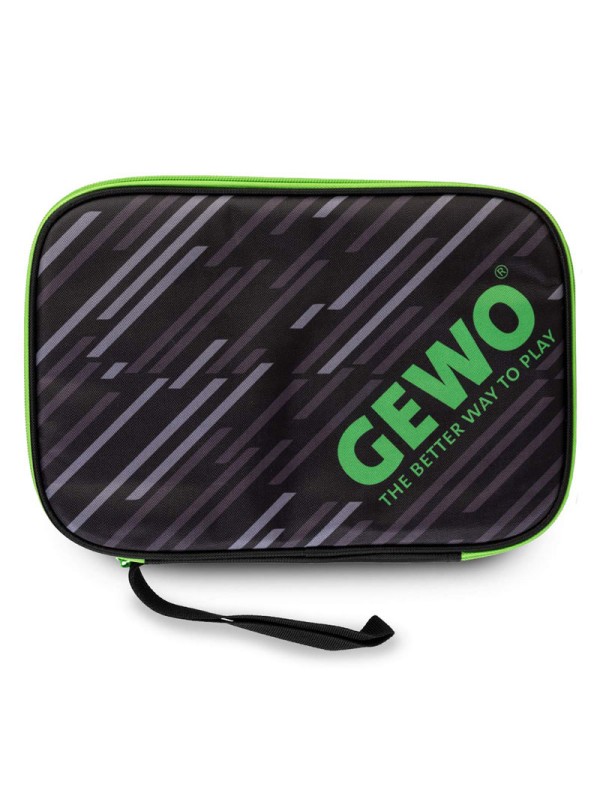 Ovitek za namizno teniški lopar GEWO Single cover Stripes Lime