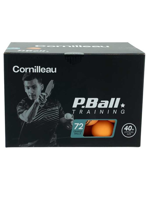 Žogice za namizni tenis Cornilleau P-BALL ABS Training* x72 oranžne