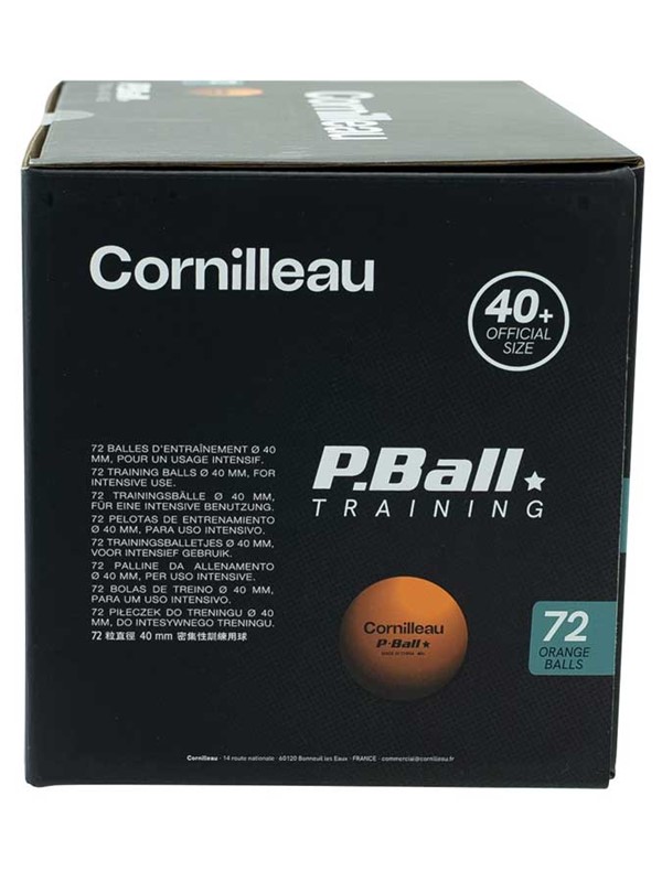 Žogice za namizni tenis Cornilleau P-BALL ABS Training* x72 oranžne