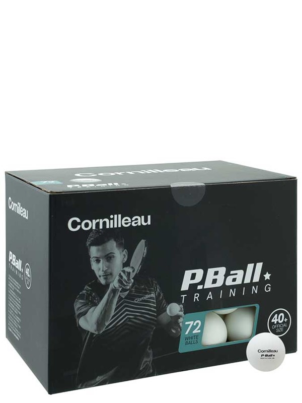 Žogice za namizni tenis Cornilleau P-BALL ABS Training* x72 bele