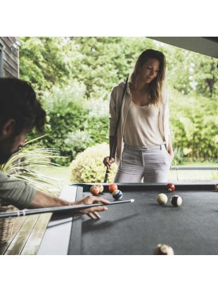 Cornilleau Hyphen biljard miza – črna z light grey podlogo