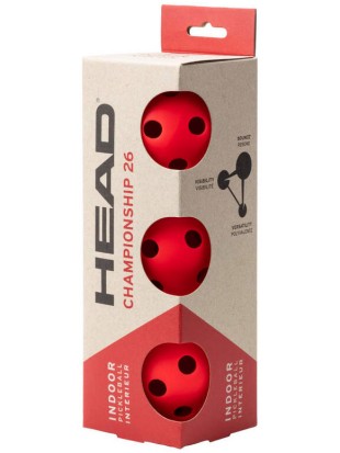 Pickleball žogice HEAD Championship 26 Indoor