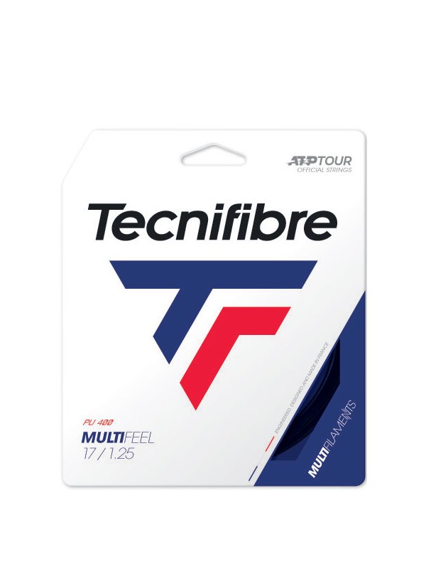 Tenis struna Tecnifibre Multi Feel - Črna